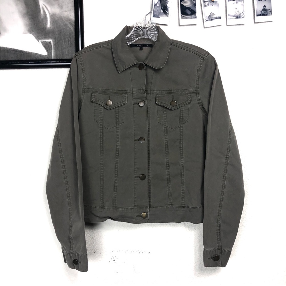Theory Two Front Pockets Jacket Size M